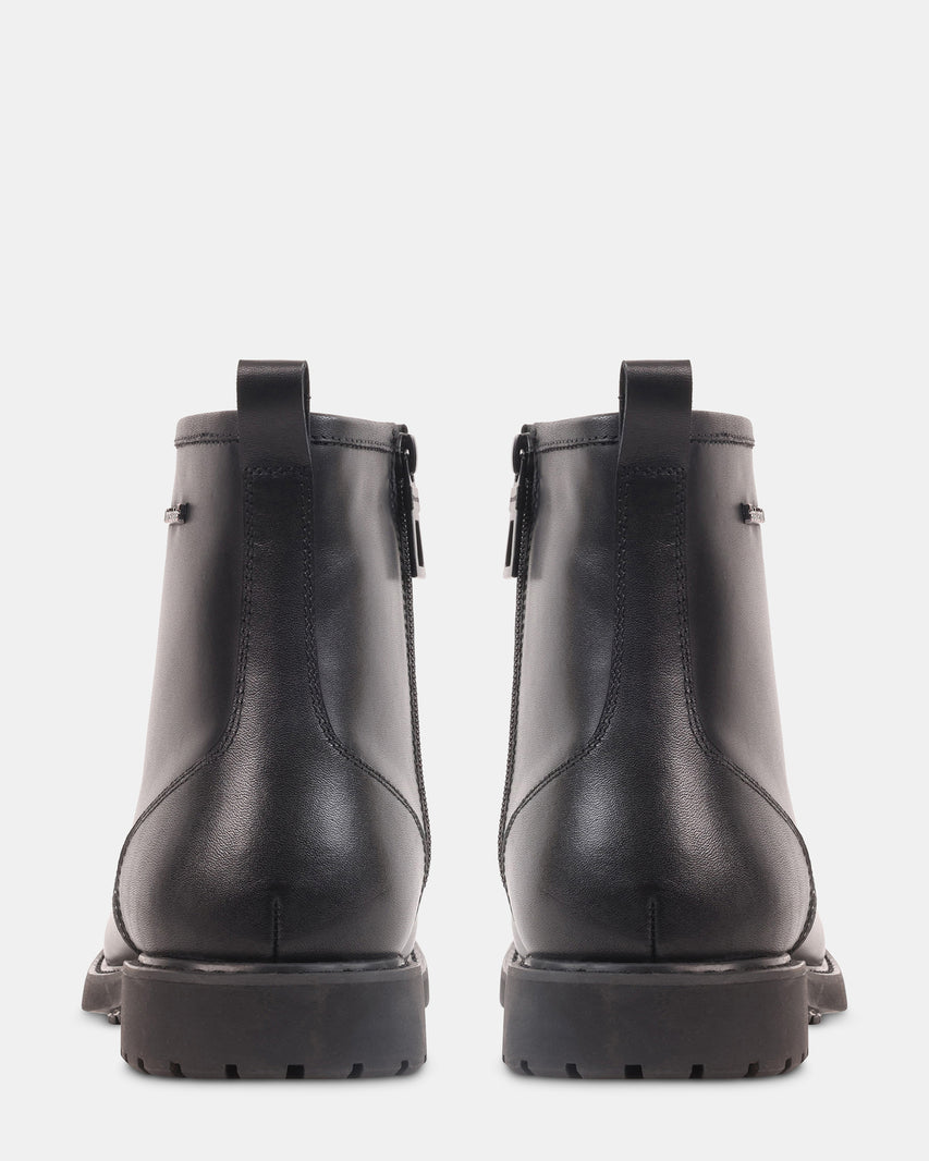 DRACAR BLACK LEATHER - Men's Shoes - Steve Madden Canada - view 5