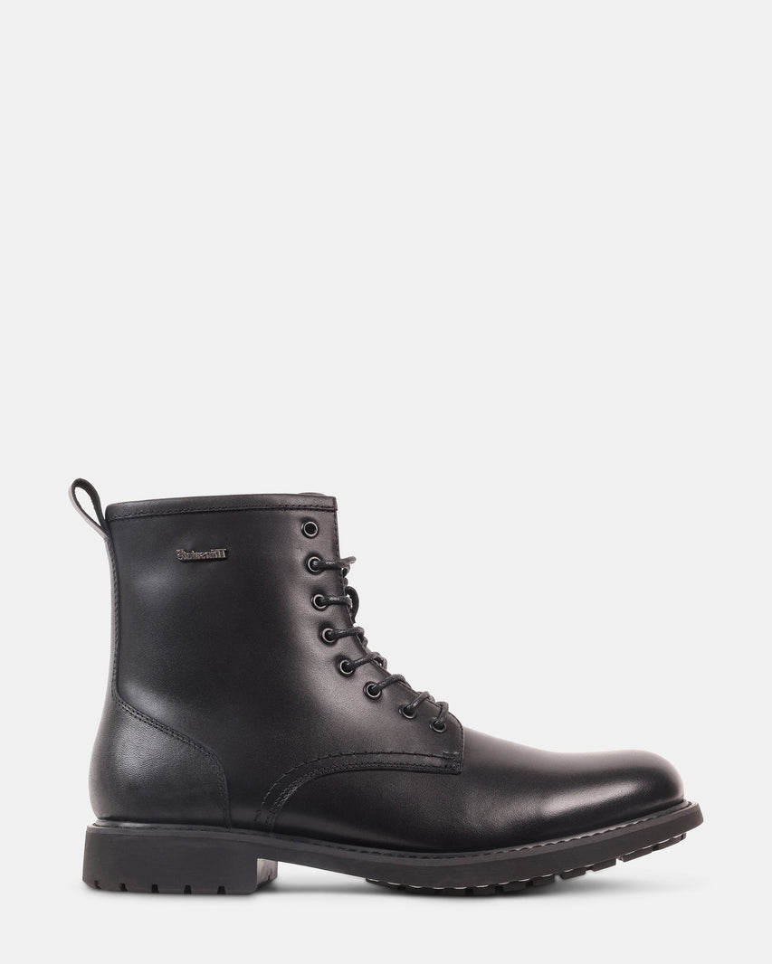 DRACAR BLACK LEATHER - Men's Shoes - Steve Madden Canada