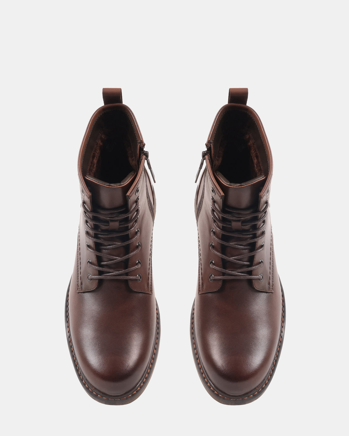DRACAR BROWN LEATHER - Men's Shoes - Steve Madden Canada - view 6