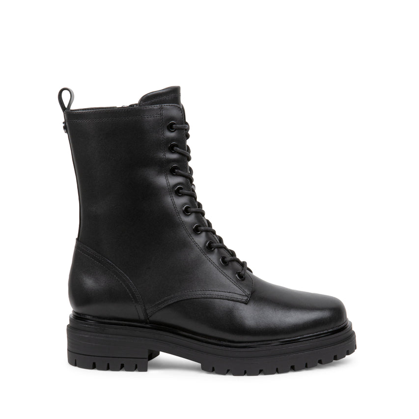 CLAIRE BLACK LEATHER - Women's Shoes - Steve Madden Canada