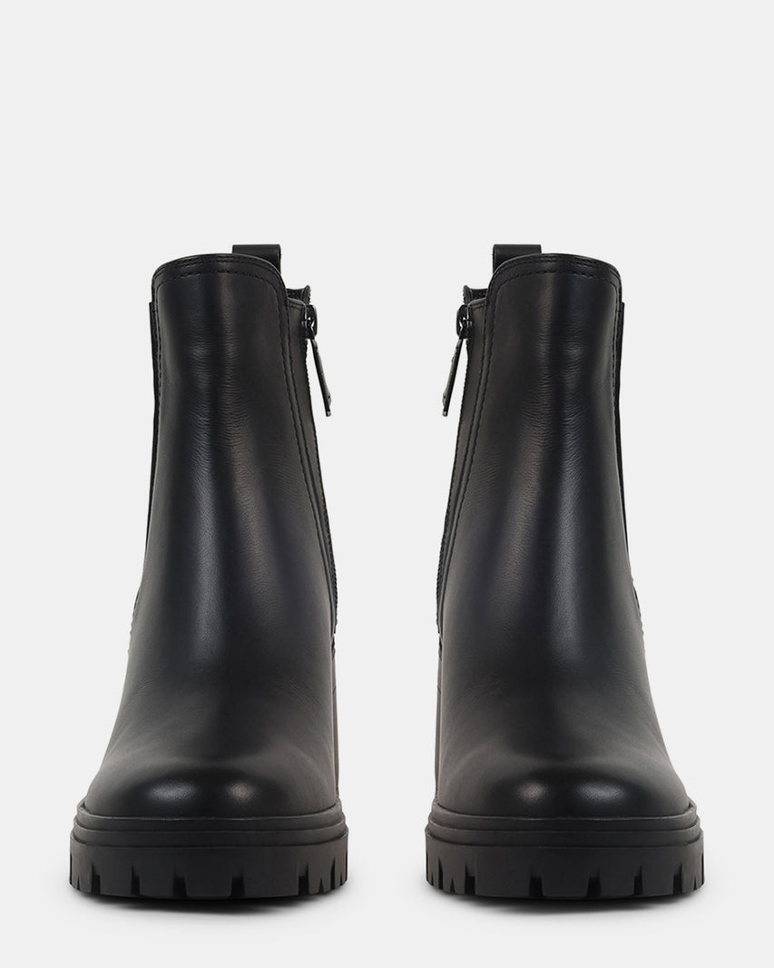 FLORETTA BLACK LEATHER - view 3