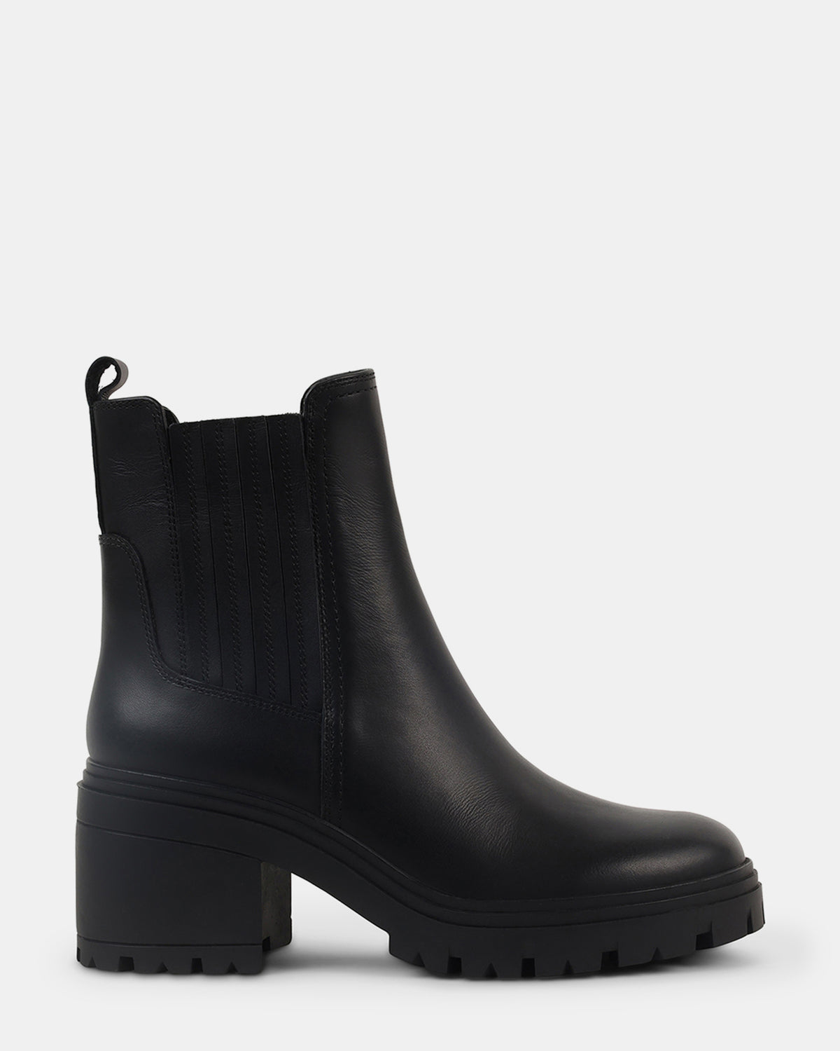 FLORETTA BLACK LEATHER