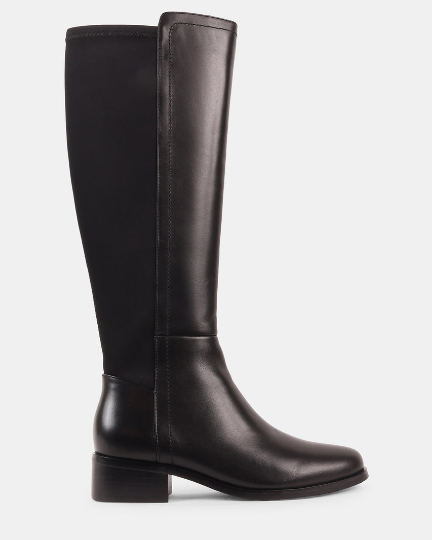 GEENIE BLACK LEATHER