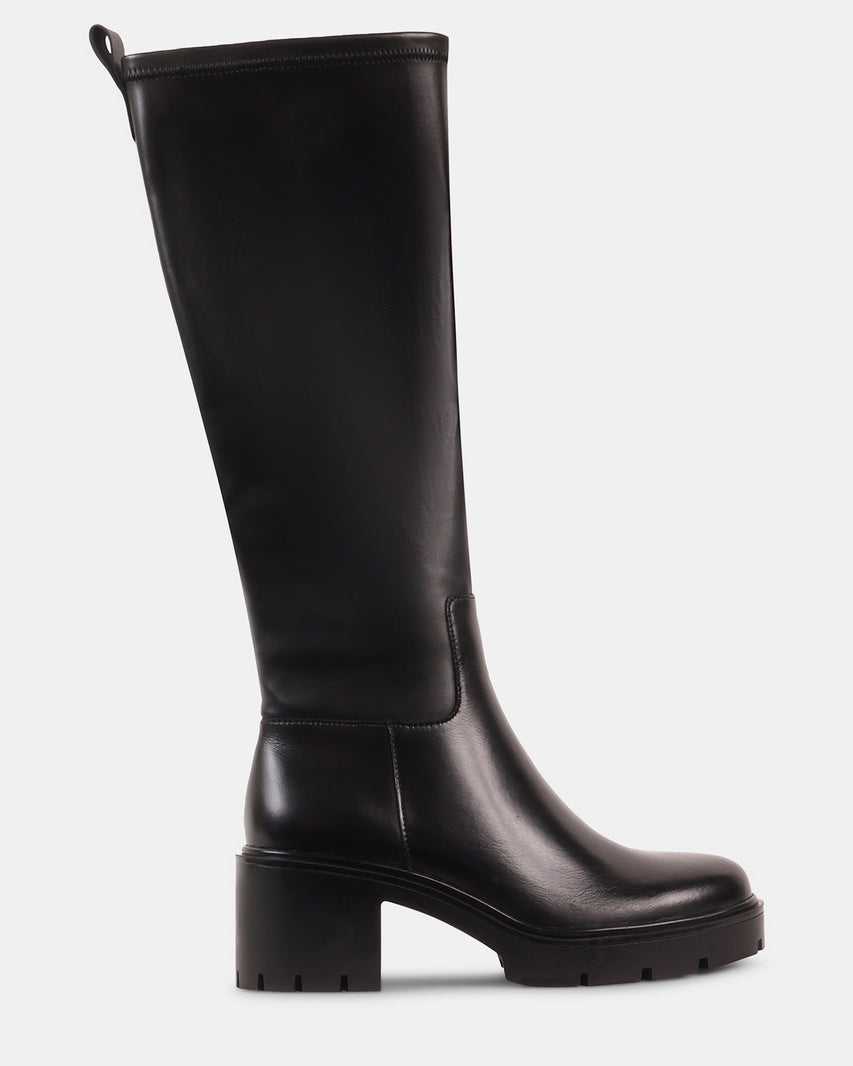 IRELYNN BLACK LEATHER