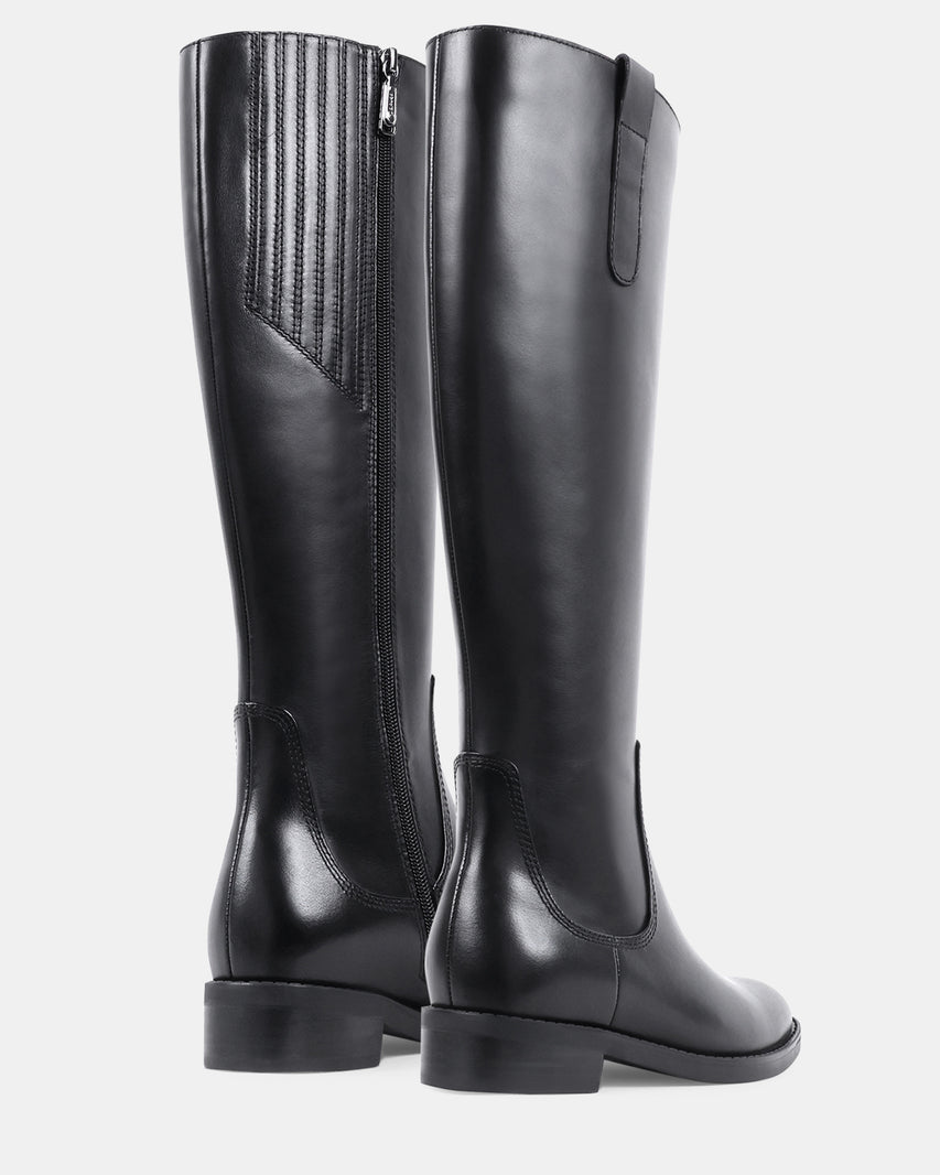 ELLYMAE BLACK LEATHER - Women's Shoes - Steve Madden Canada - view 6