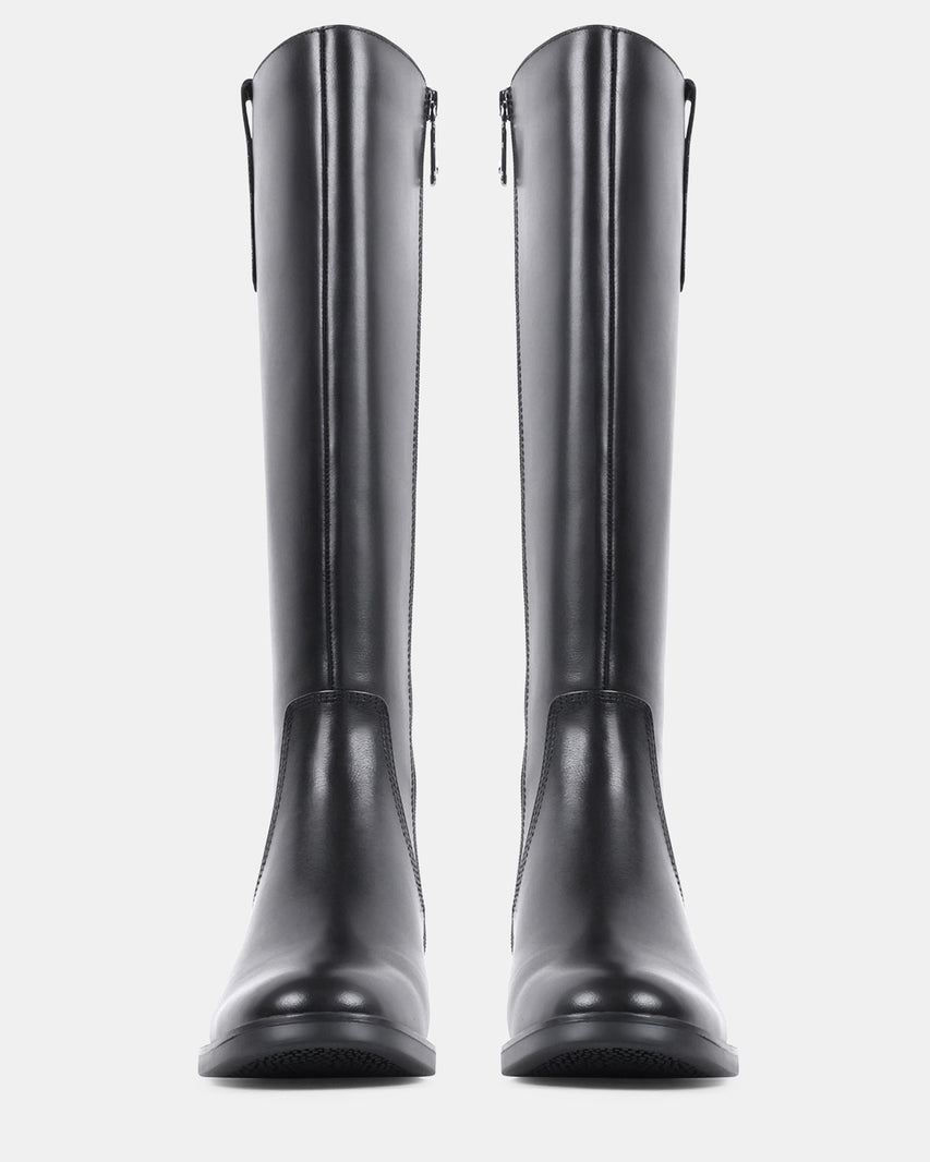 ELLYMAE BLACK LEATHER - Women's Shoes - Steve Madden Canada - view 3
