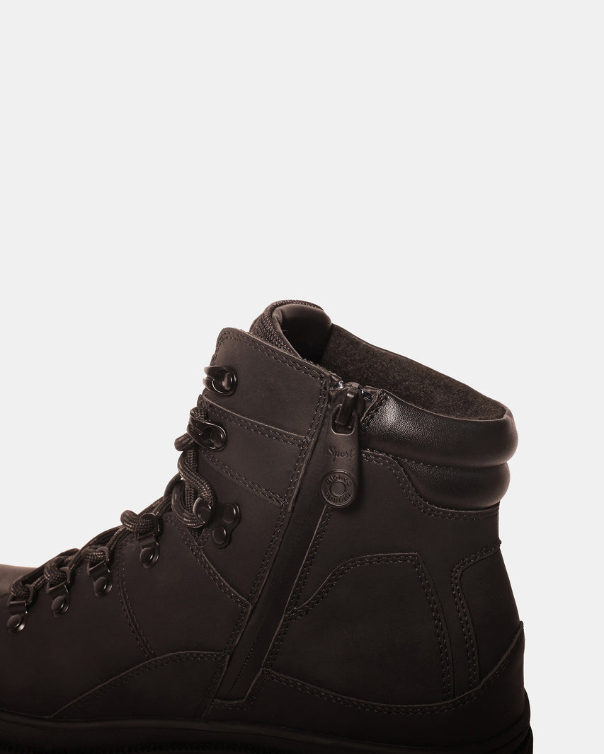 BRAM BLACK LEATHER - Men's Shoes - Steve Madden Canada