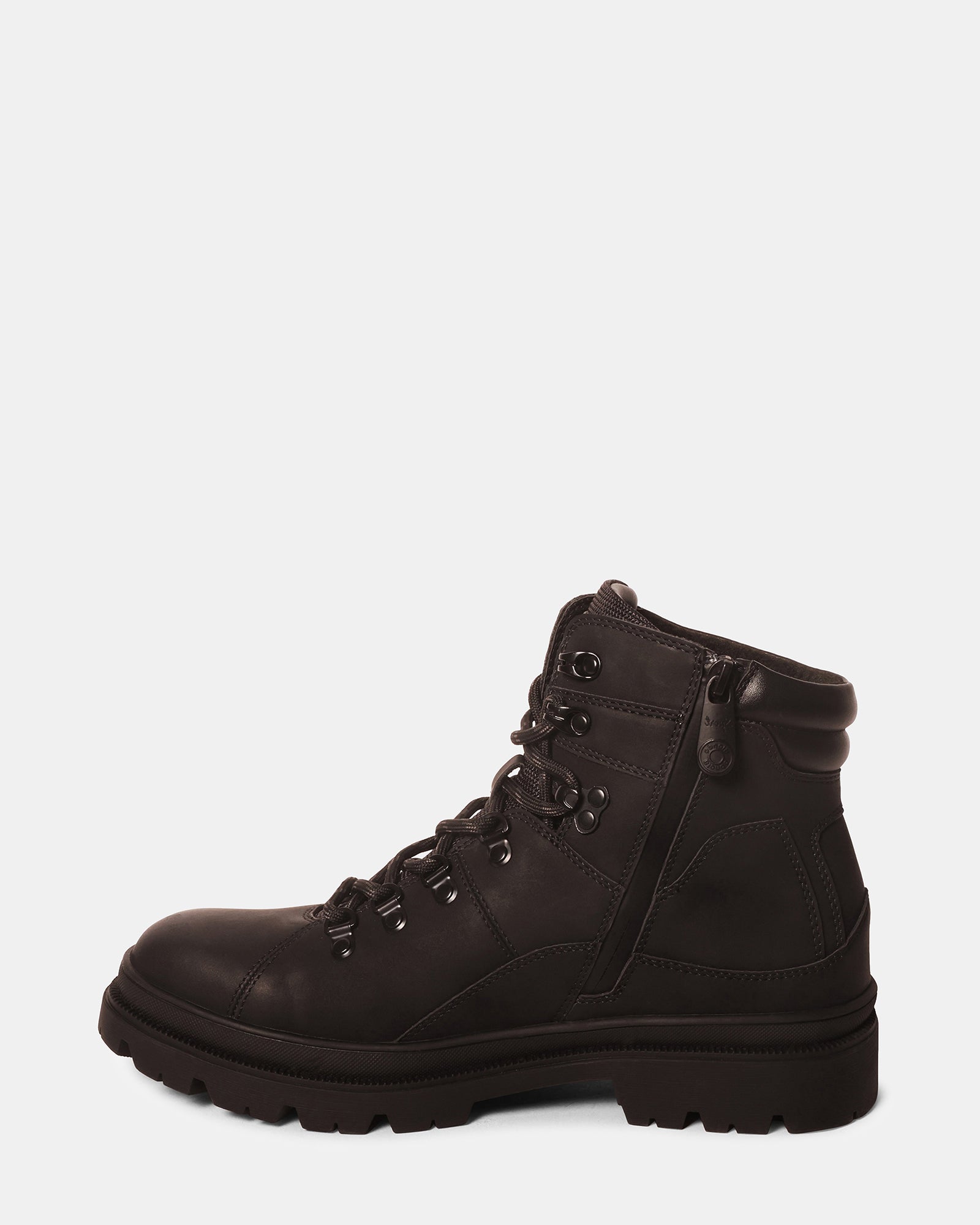 BRAM BLACK LEATHER - Men's Shoes - Steve Madden Canada