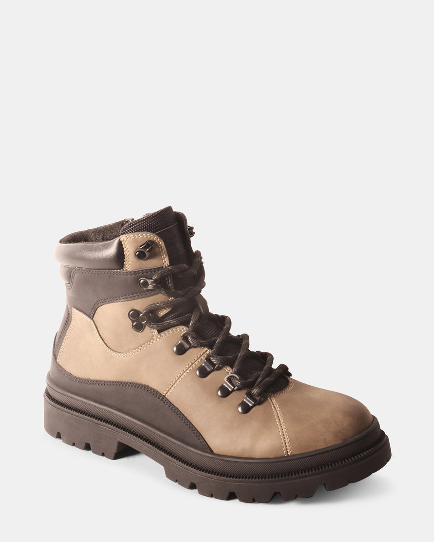 BRAM GREY LEATHER - Men's Shoes - Steve Madden Canada