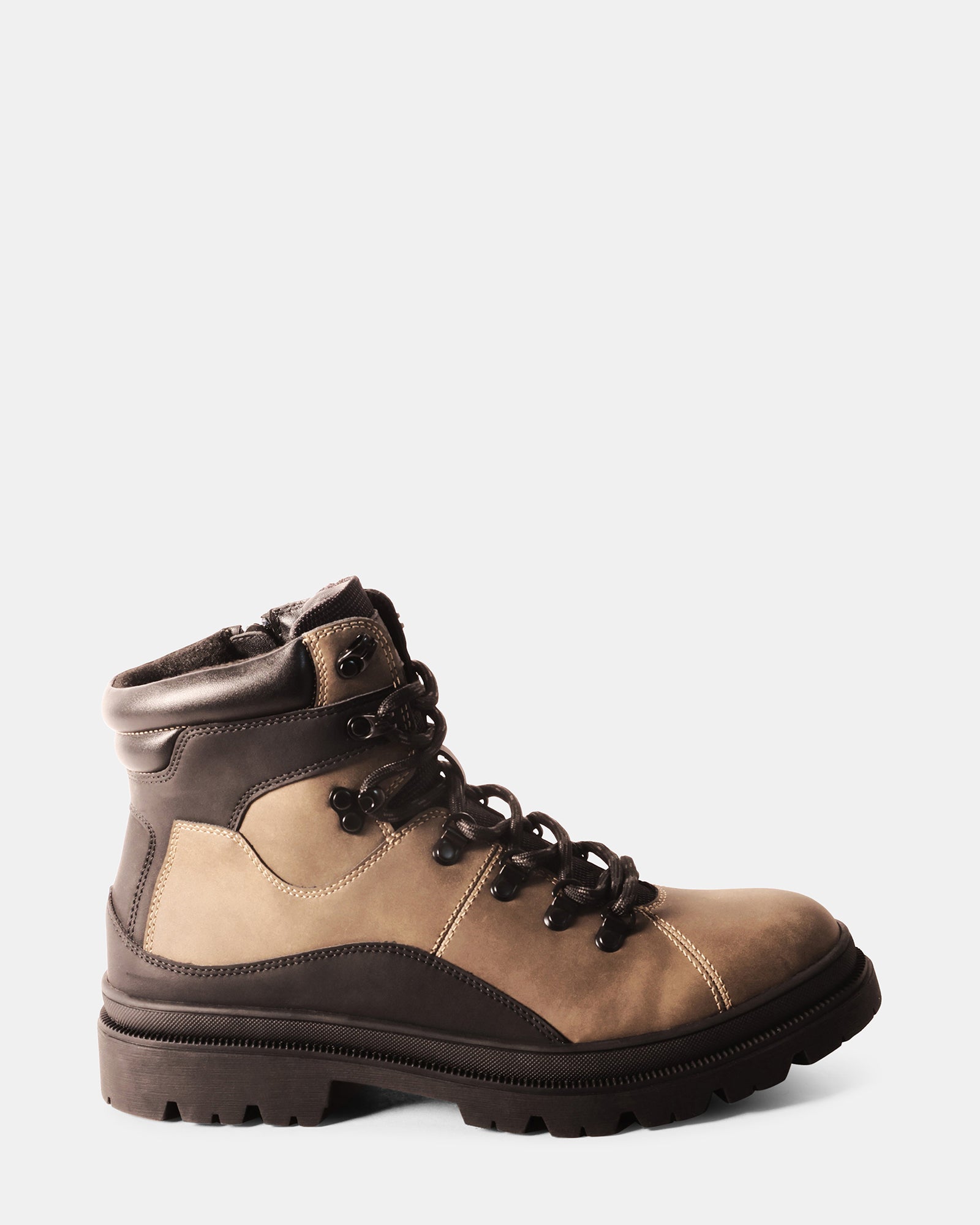 BRAM GREY LEATHER - Men's Shoes - Steve Madden Canada