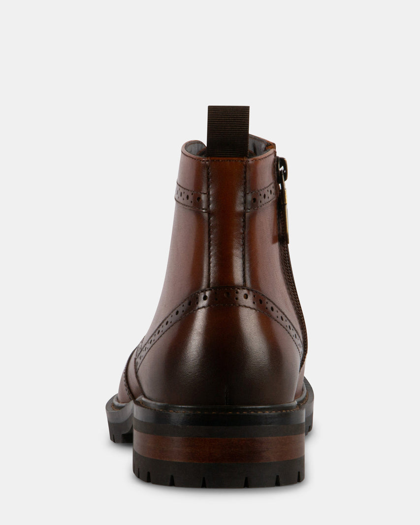 SANTOS TAN LEATHER - Men's Shoes - Steve Madden Canada - view 5