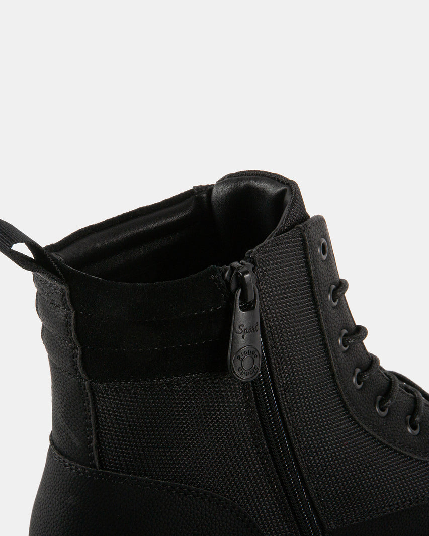 CEDRIC BLACK LEATHER - Men's Shoes - Steve Madden Canada