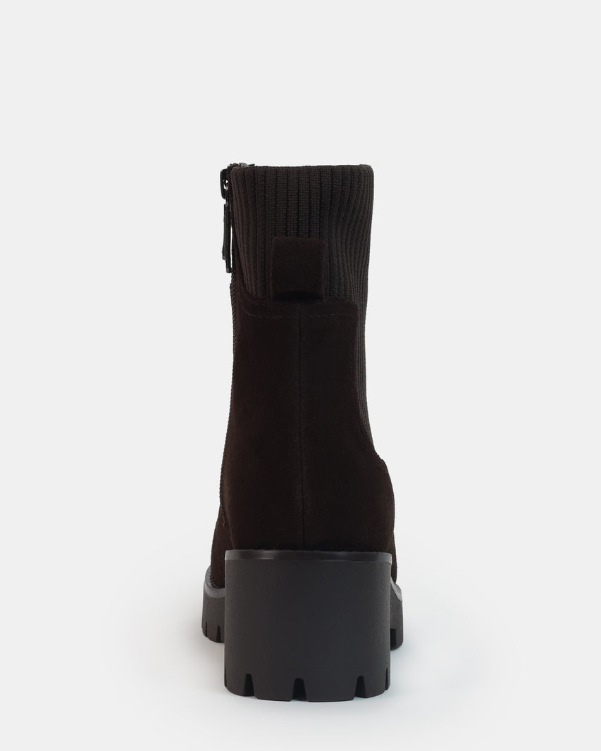 DELTA BROWN SUEDE - Women's Shoes - Steve Madden Canada