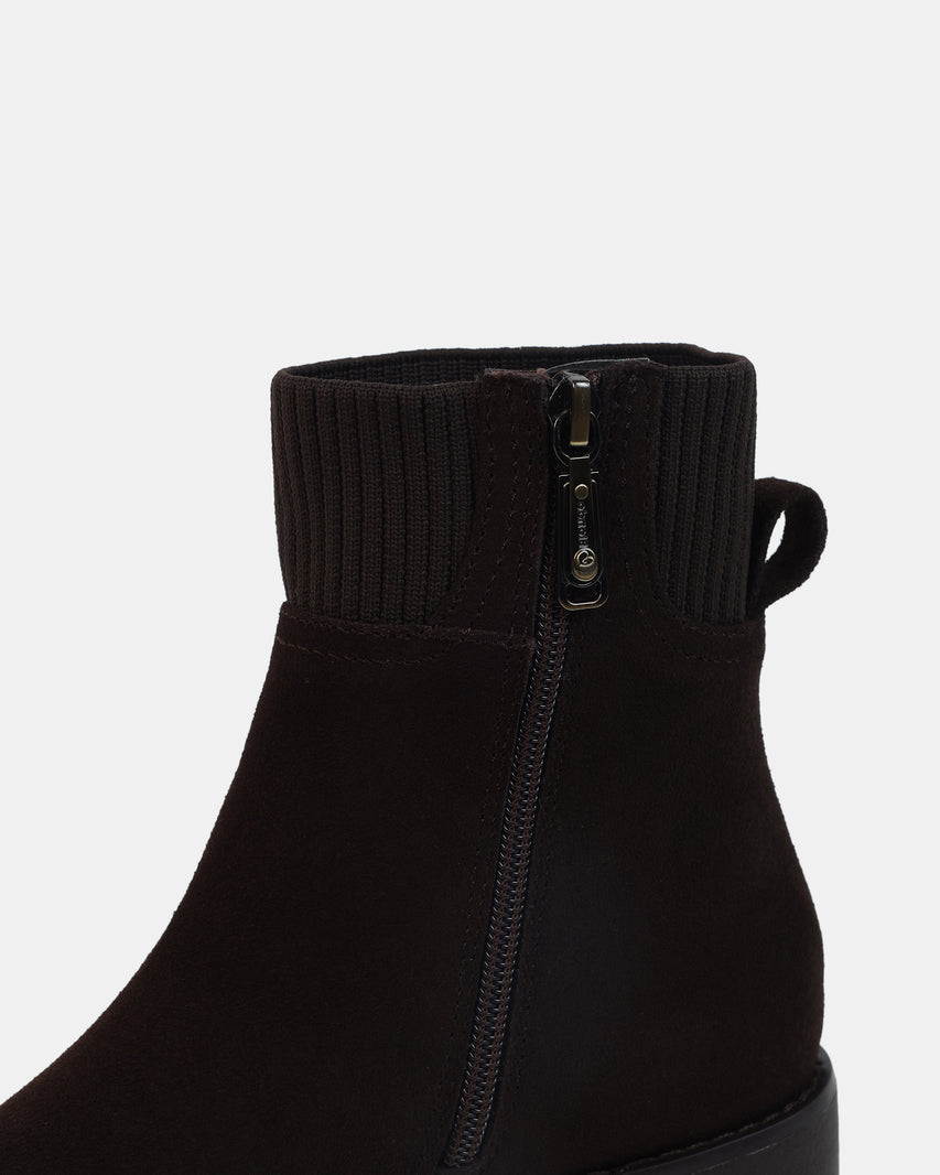 DELTA BROWN SUEDE - Women's Shoes - Steve Madden Canada