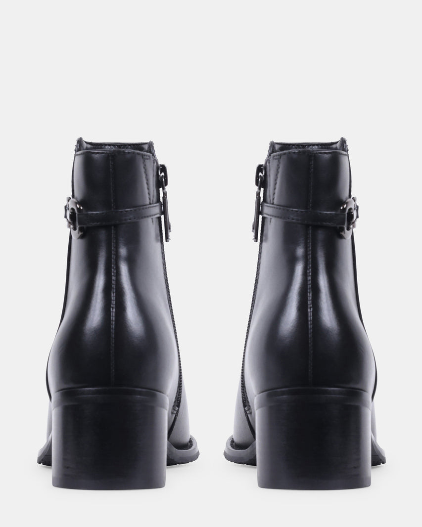 GAYLINE BLACK LEATHER - view 5