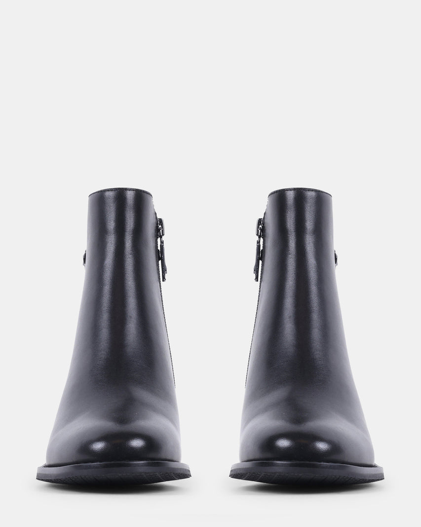 GAYLINE BLACK LEATHER - view 3