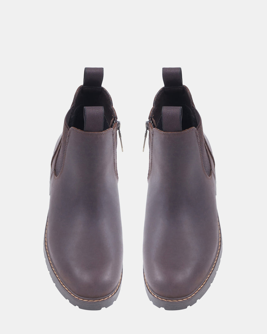 NICKY BROWN CRAZY HORSE - Men's Shoes - Steve Madden Canada - view 6