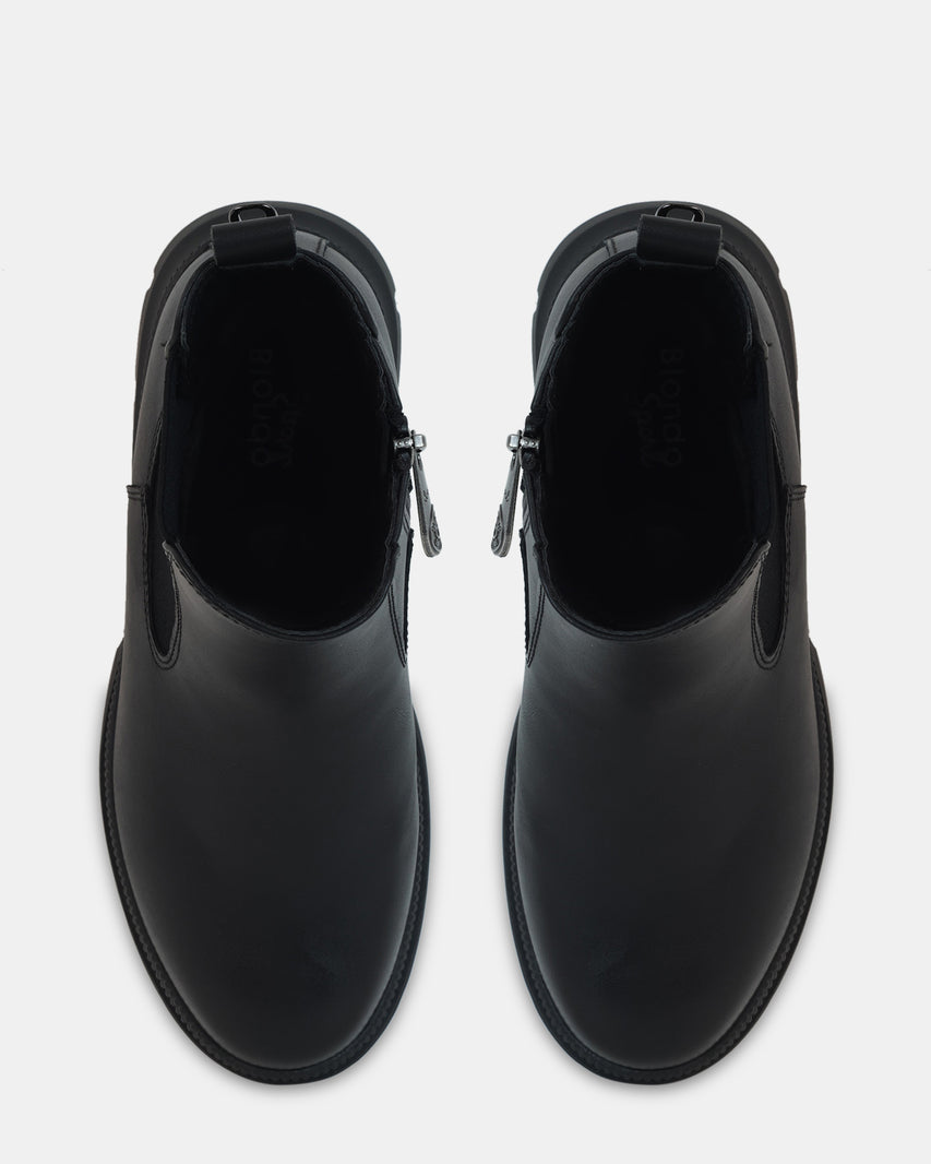 NOELENE BLACK LEATHER - Women's Shoes - Steve Madden Canada - view 5