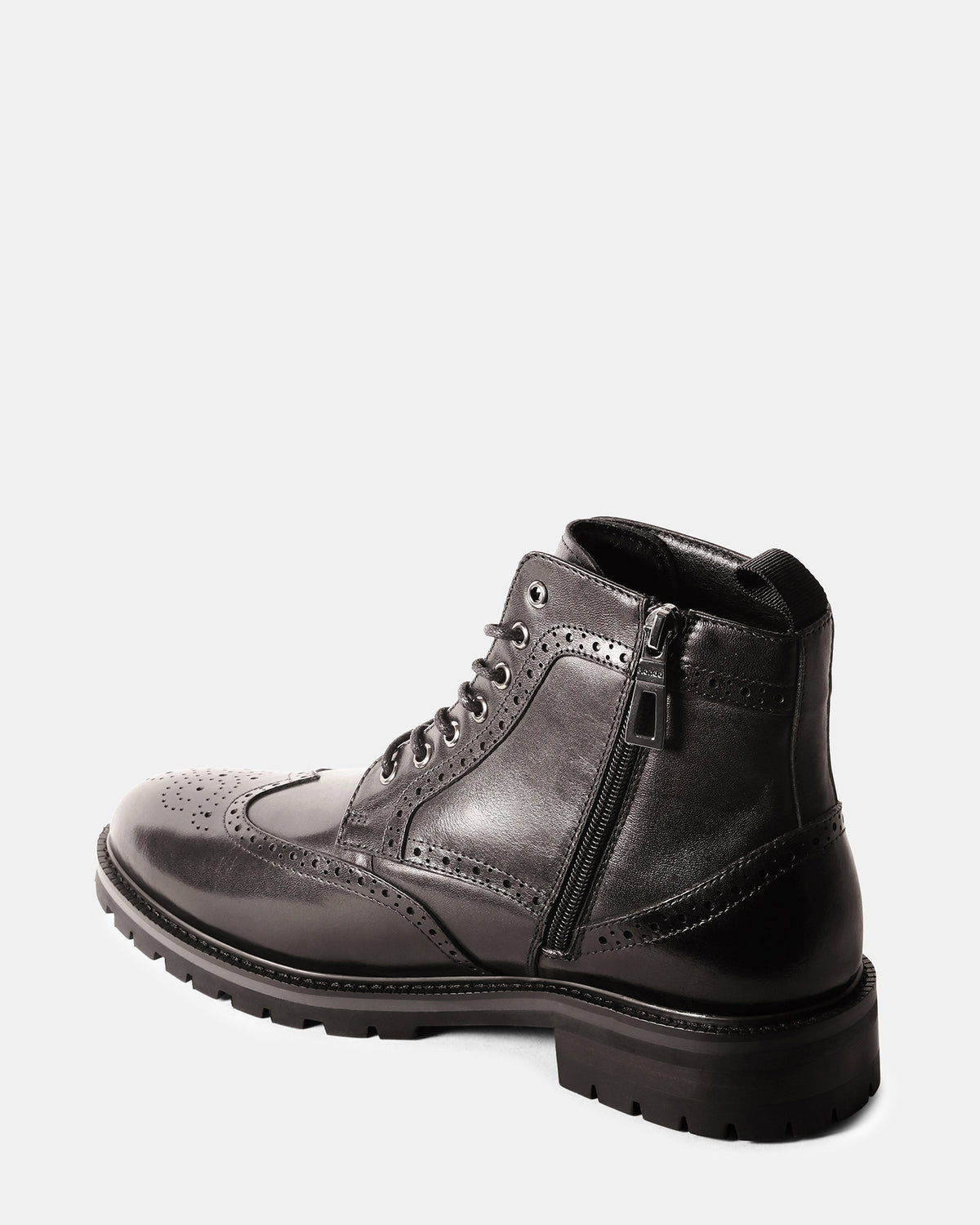 SANTOS BLACK LEATHER - Men's Shoes - Steve Madden Canada - view 7