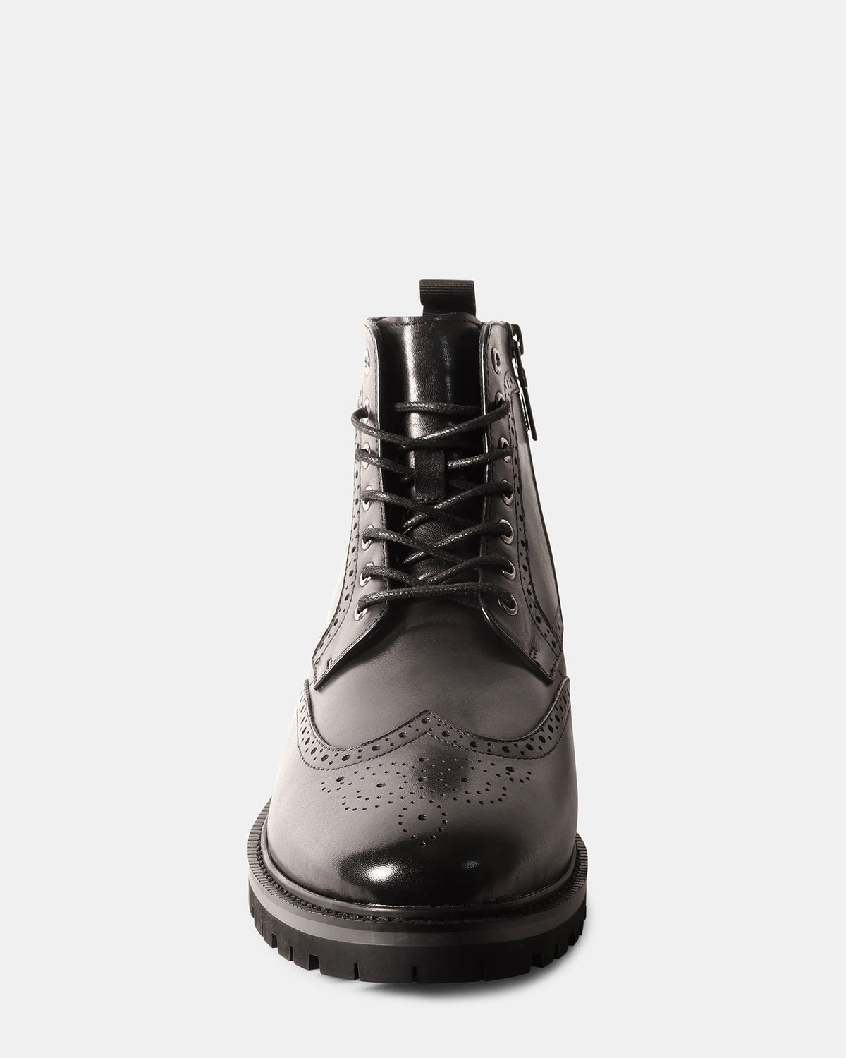 SANTOS BLACK LEATHER - Men's Shoes - Steve Madden Canada - view 4
