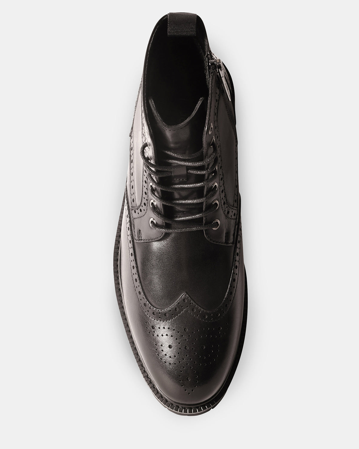 SANTOS BLACK LEATHER - Men's Shoes - Steve Madden Canada - view 6