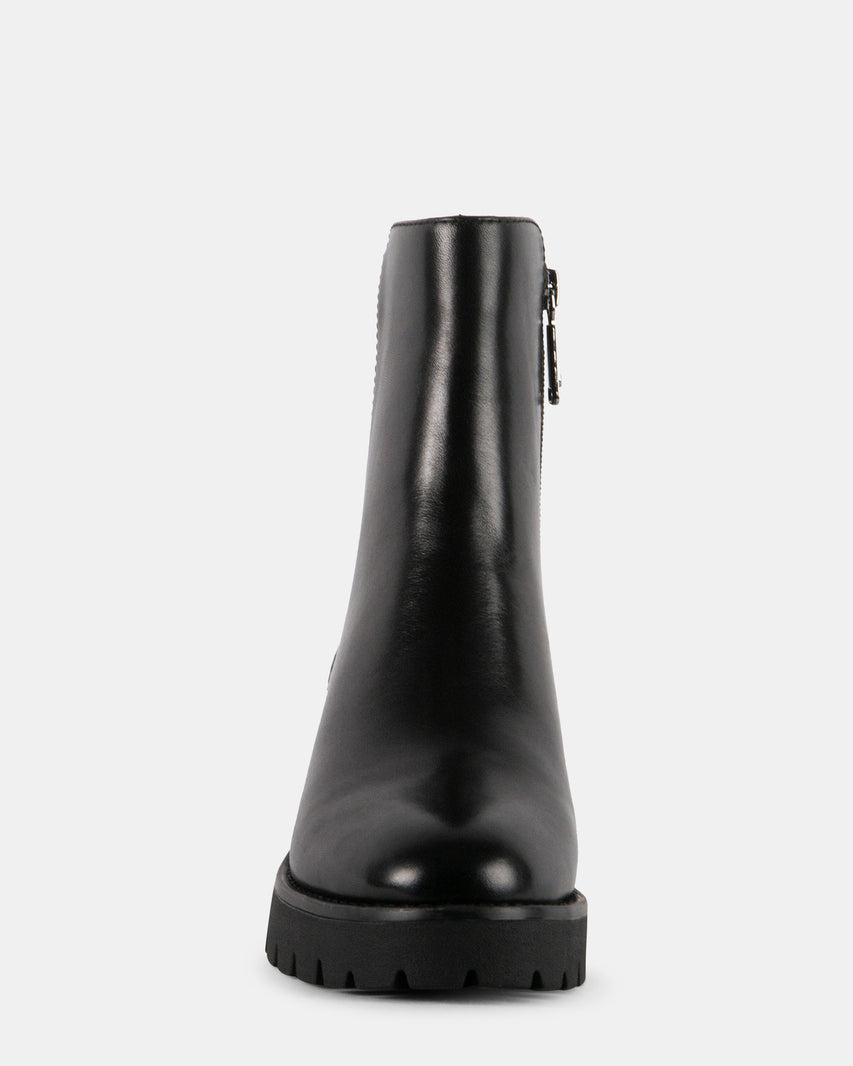 JIMENA BLACK LEATHER - Women's Shoes - Steve Madden Canada - view 3