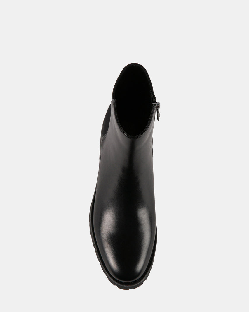 JIMENA BLACK LEATHER - Women's Shoes - Steve Madden Canada - view 6