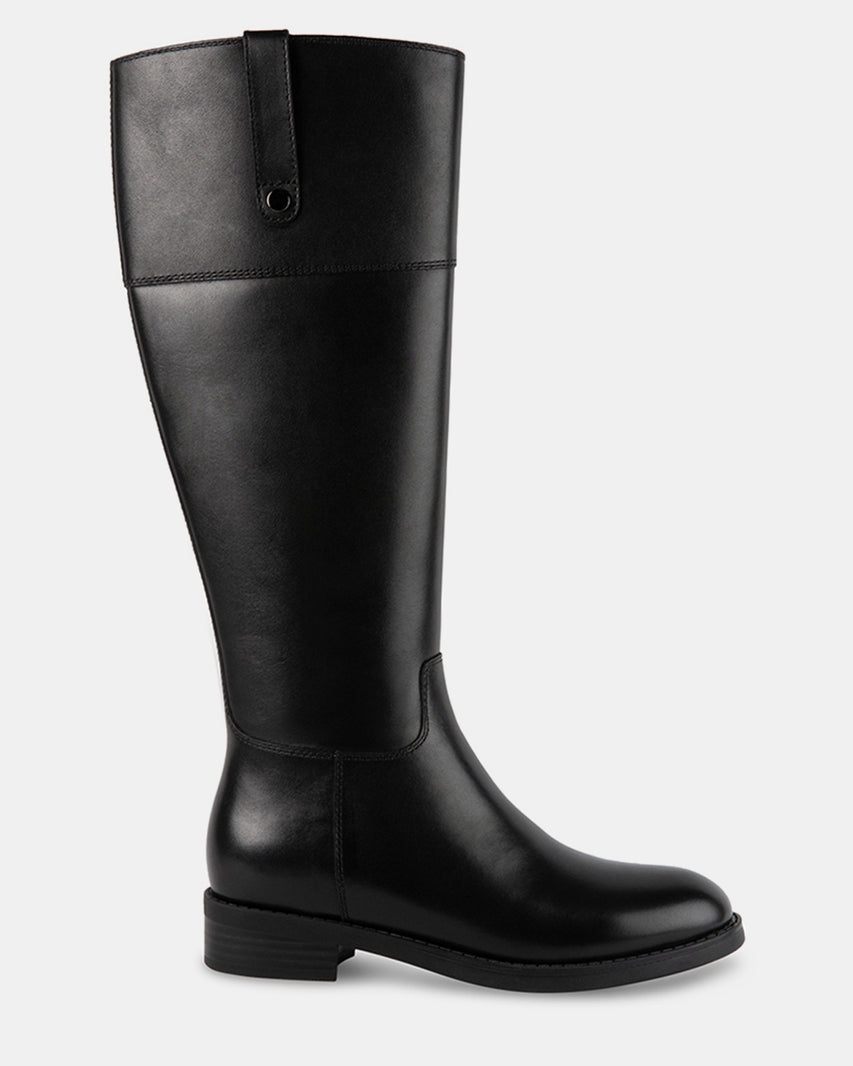 ERIN BLACK LEATHER - Women's Shoes - Steve Madden Canada