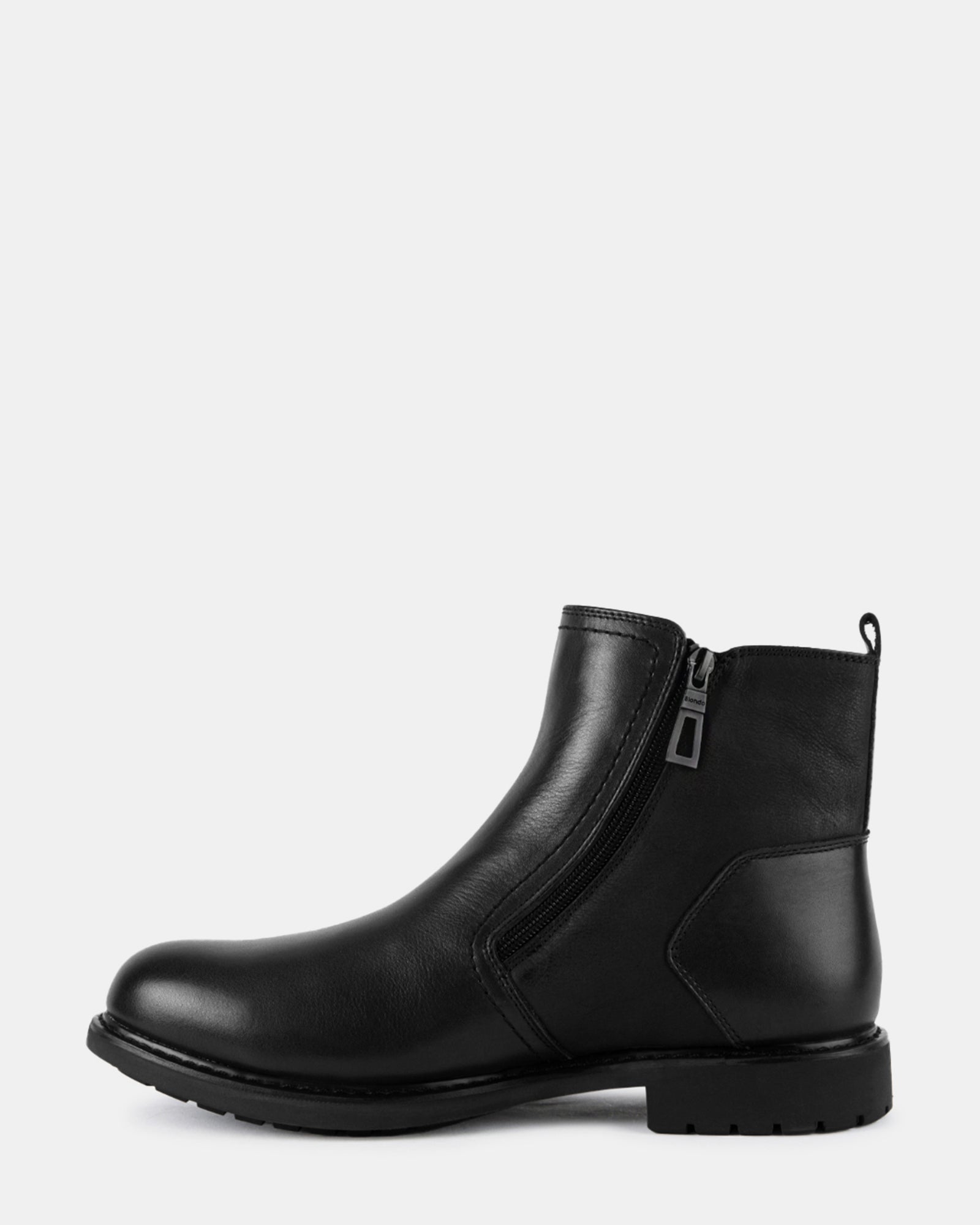DIXON BLACK LEATHER - Men's Shoes - Steve Madden Canada