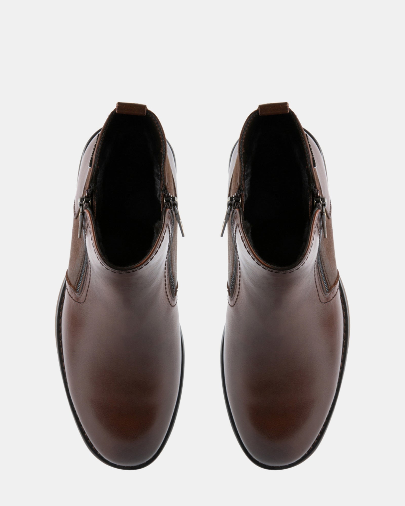 DIXON BROWN LEATHER - Men's Shoes - Steve Madden Canada