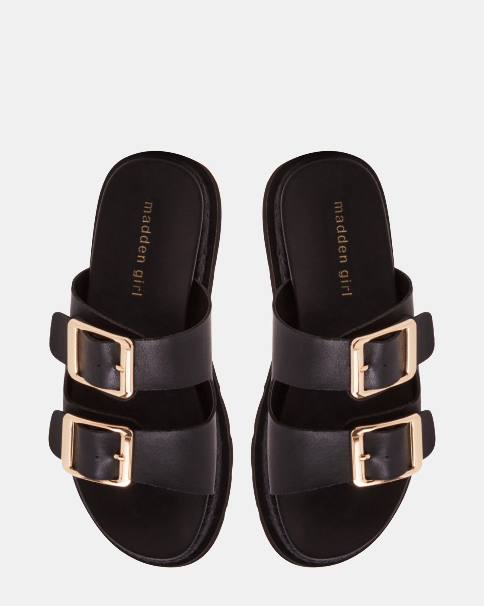 MYTHICALL Black Platform Slide Sandal Women's Designer Sandals