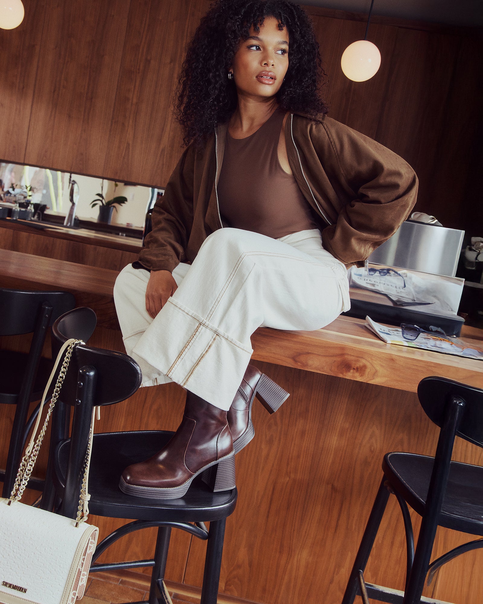 JINNI BROWN - Women's Shoes - Steve Madden Canada - view 2