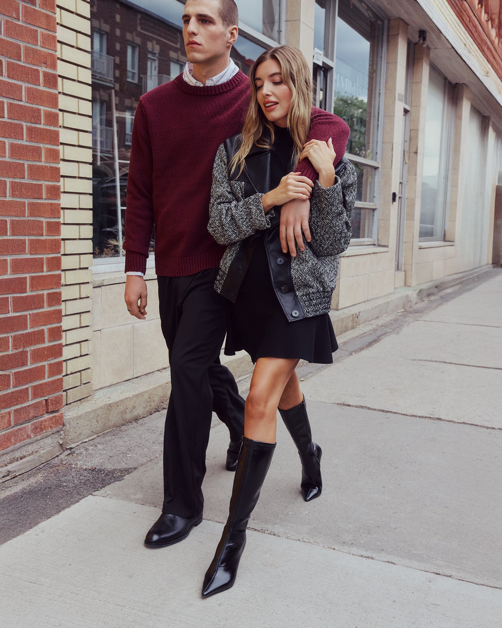 BRESLIN SWEATER DRESS BLACK - Clothing - Steve Madden Canada - view 4