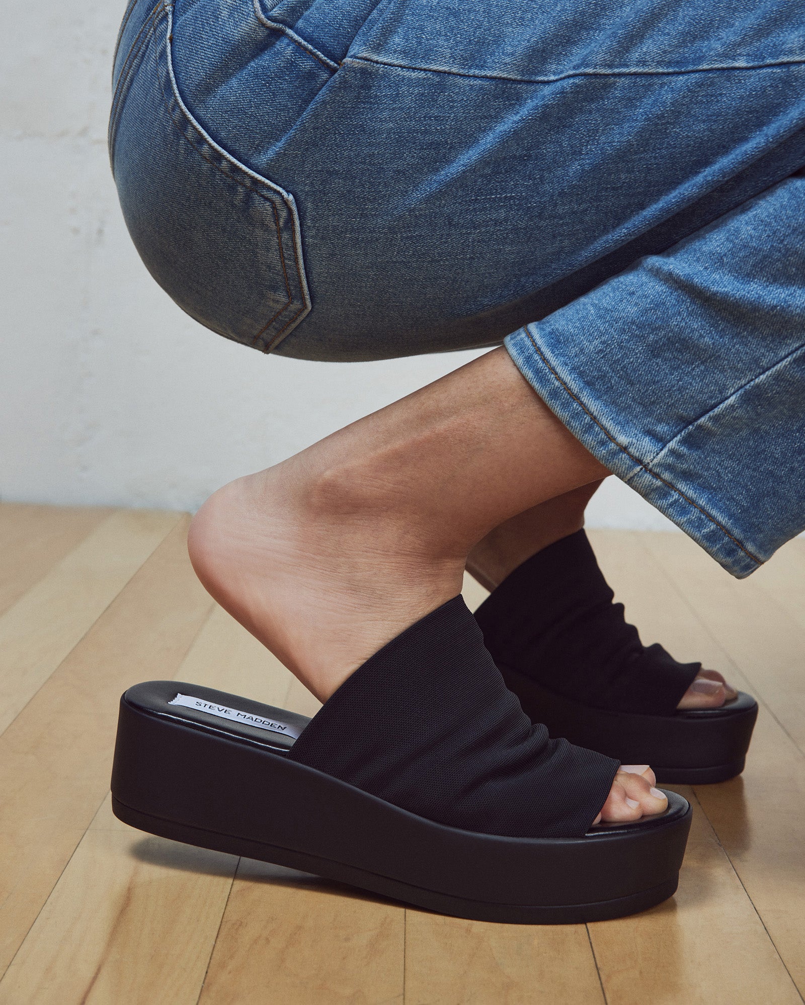 Madden Slinky Platform Steve Madden Sandals SLINKY Black Platform