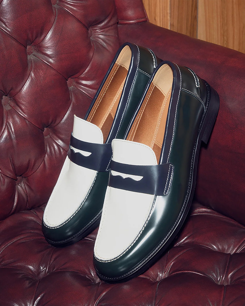 NATAN BLACK-WHITE LEATHER - Men's Shoes - Steve Madden Canada