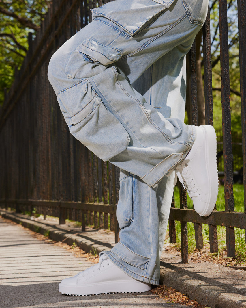 CATCHER WHITE SUEDE - Women's Shoes - Steve Madden Canada