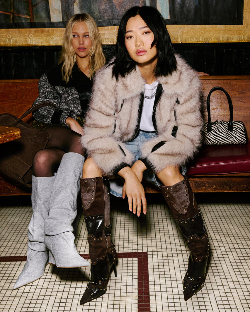 CHARMAINE JACKET NATURAL - Clothing - Steve Madden Canada