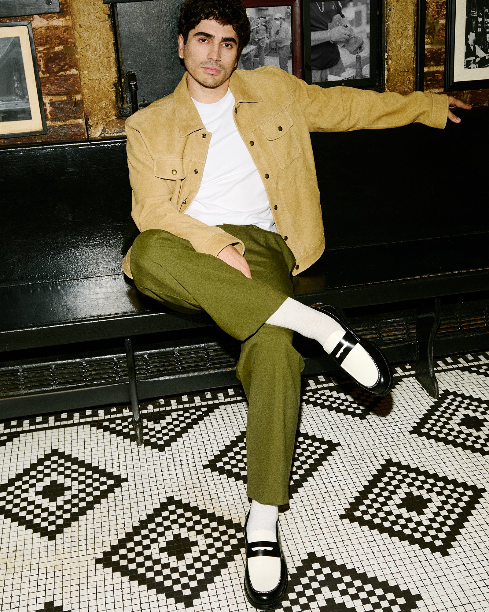 NATAN BLACK-WHITE LEATHER - Men's Shoes - Steve Madden Canada