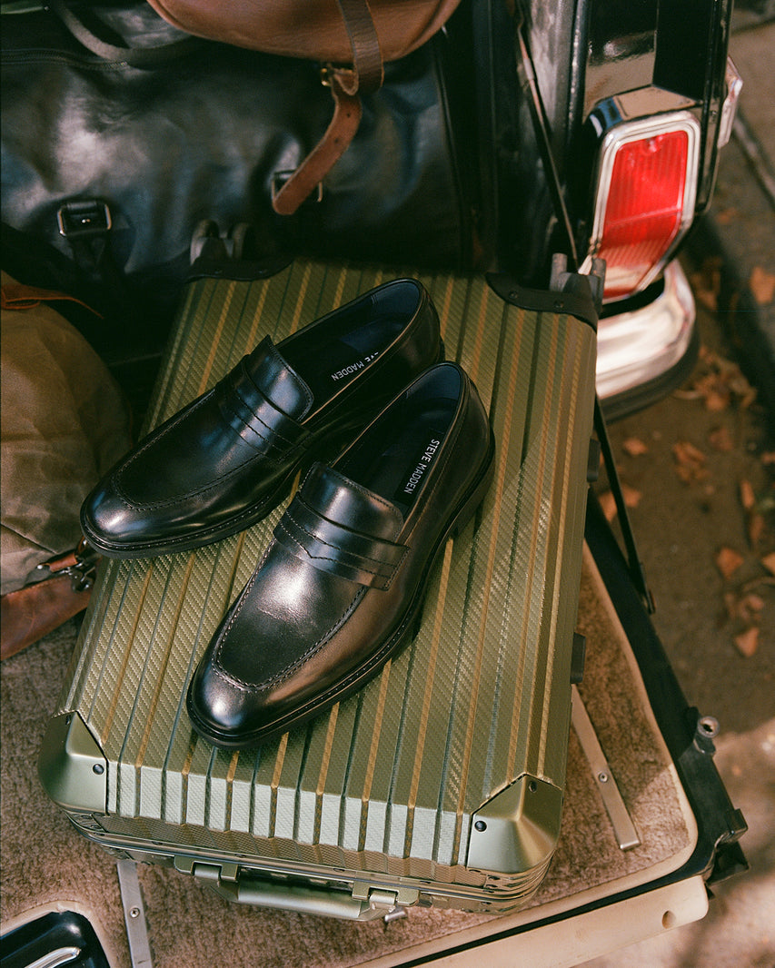 MAMMOTH BLACK LEATHER - Men's Shoes - Steve Madden Canada - view 4