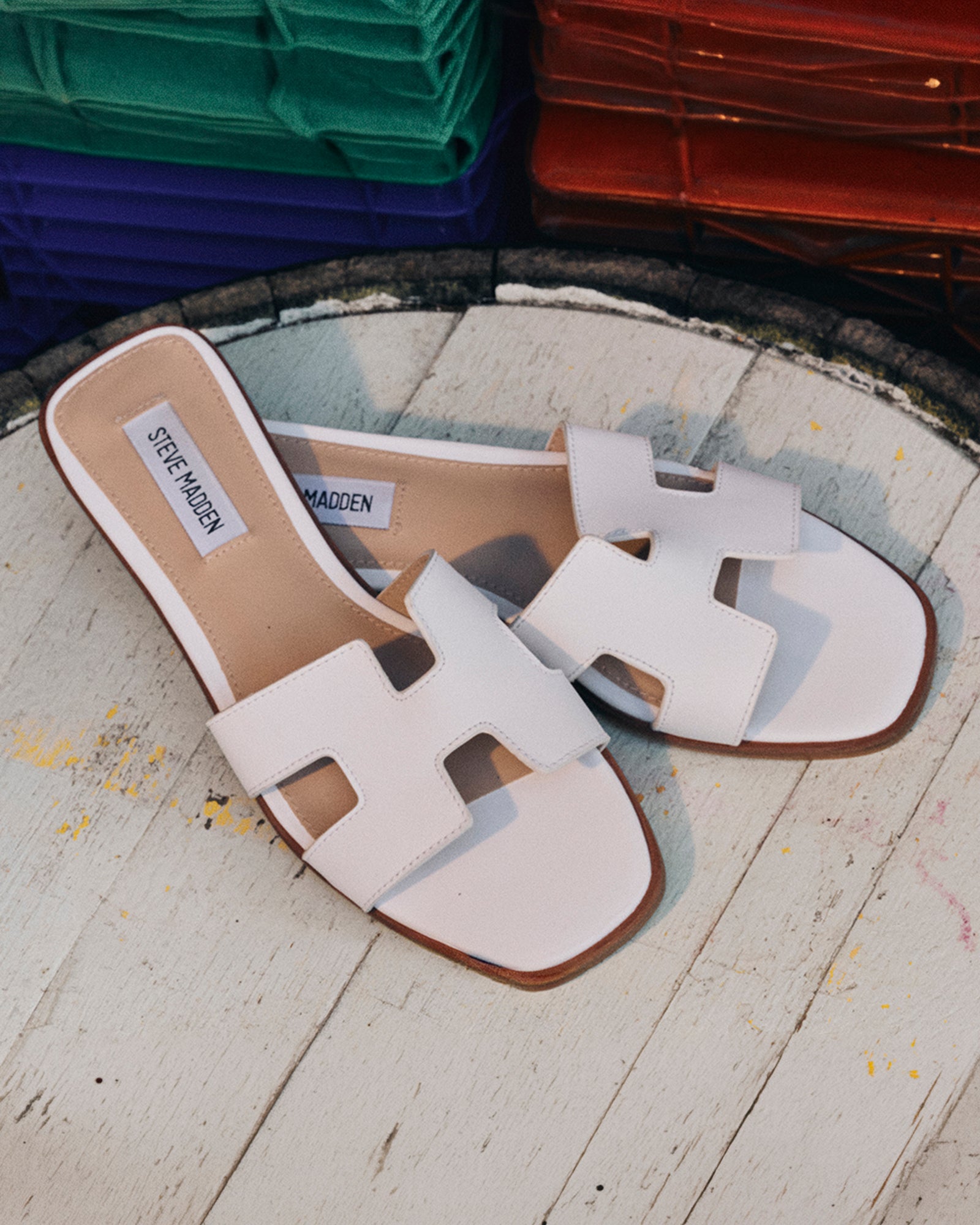 HADYN WHITE LEATHER - Women's Shoes - Steve Madden Canada - view 4