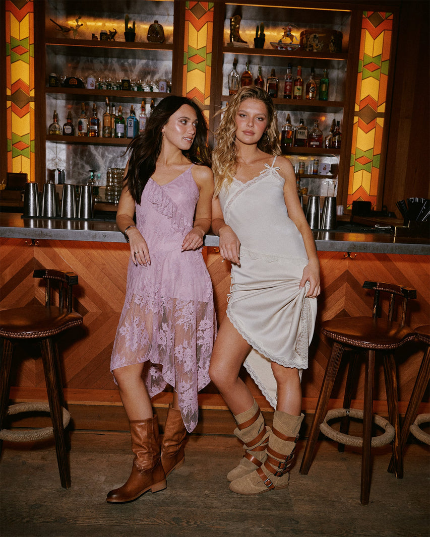 LISSANDRA SKIRT IVORY - Clothing - Steve Madden Canada - view 7