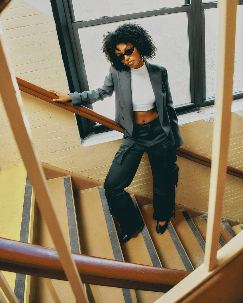 DUO PANT BLACK - Clothing - Steve Madden Canada - view 2