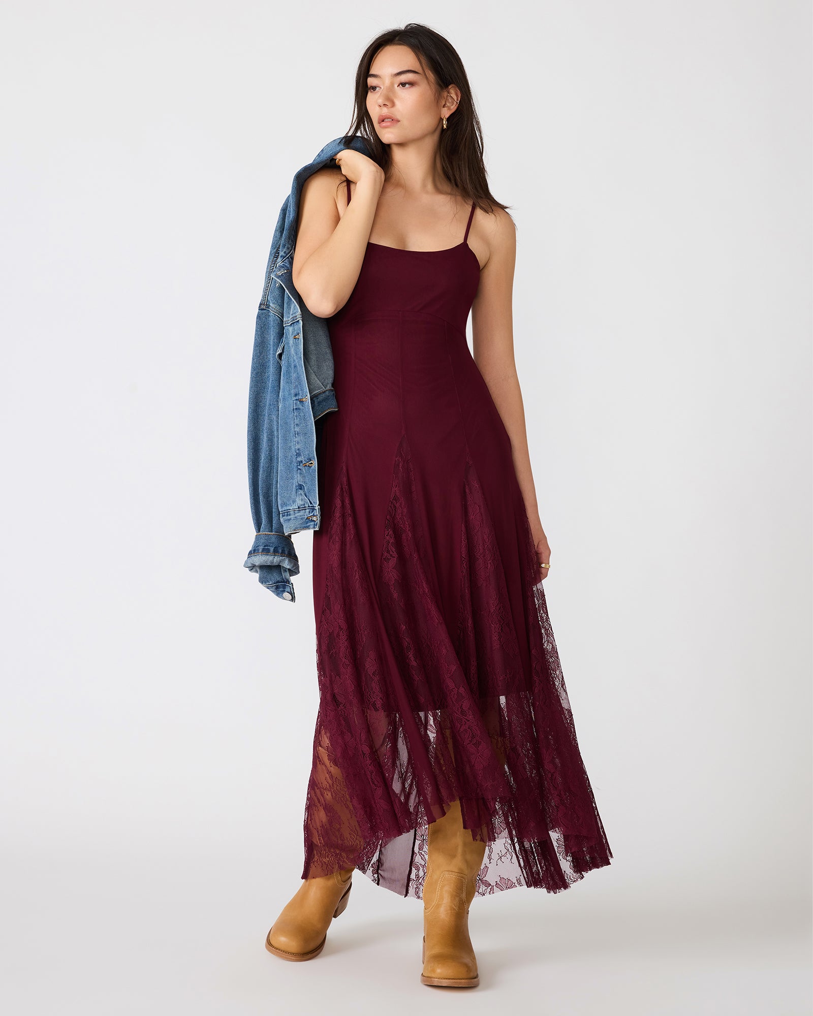VITA DRESS PURPLE - Clothing - Steve Madden Canada