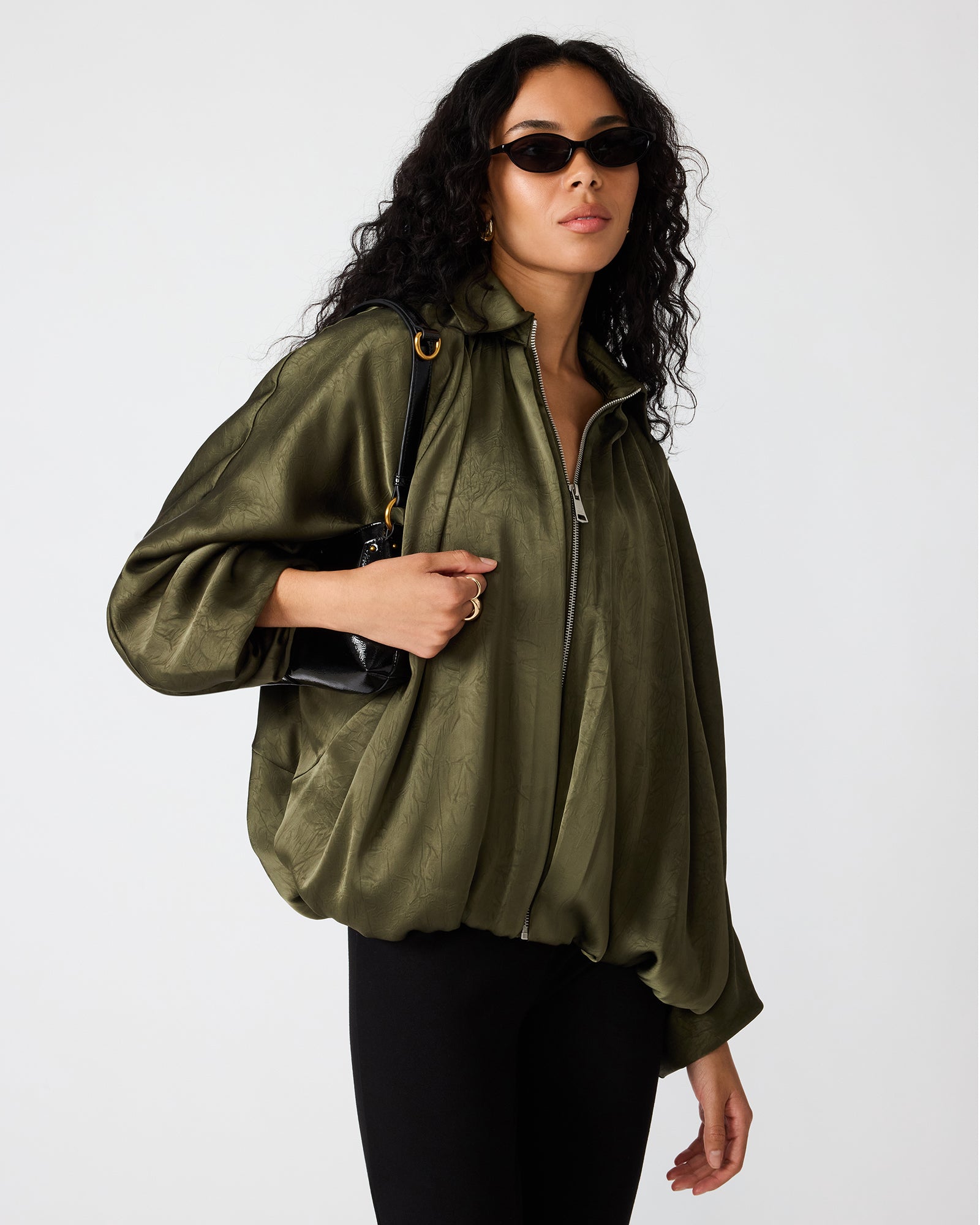 ASPEN JACKET OLIVE - Clothing - Steve Madden Canada