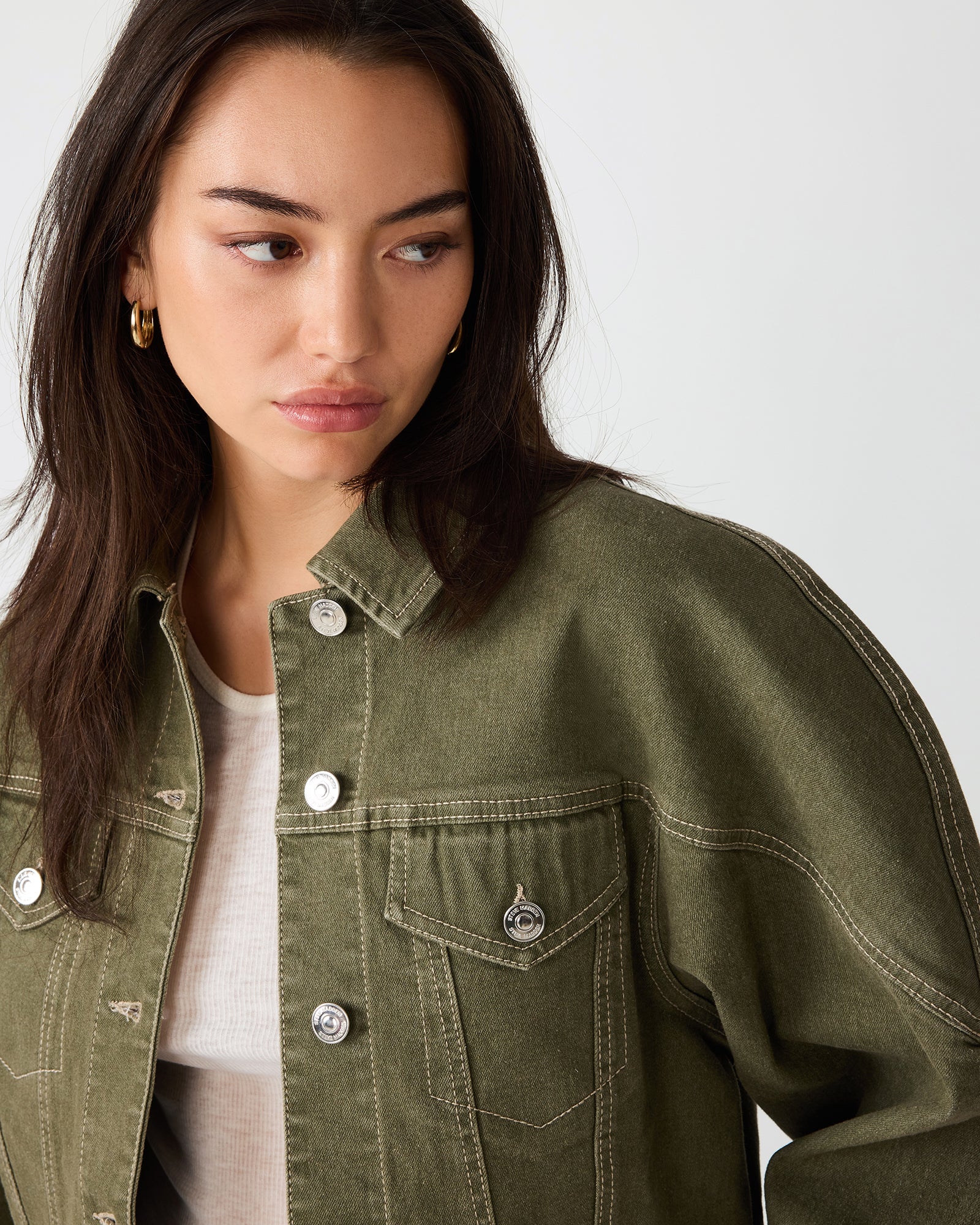 COVEY JACKET GREEN - Clothing - Steve Madden Canada - view 3