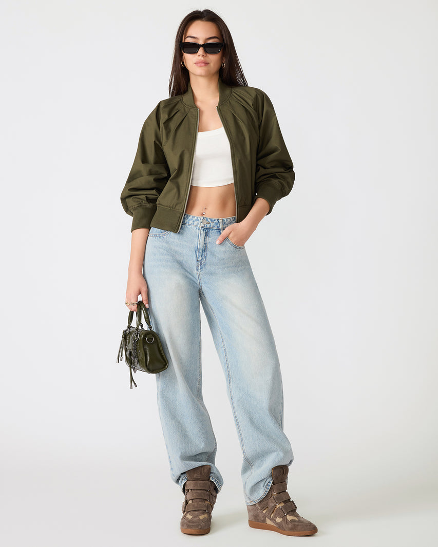 BRAY JACKET OLIVE - Clothing - Steve Madden Canada - view 3