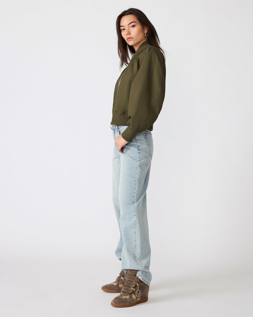 BRAY JACKET OLIVE - Clothing - Steve Madden Canada - view 4