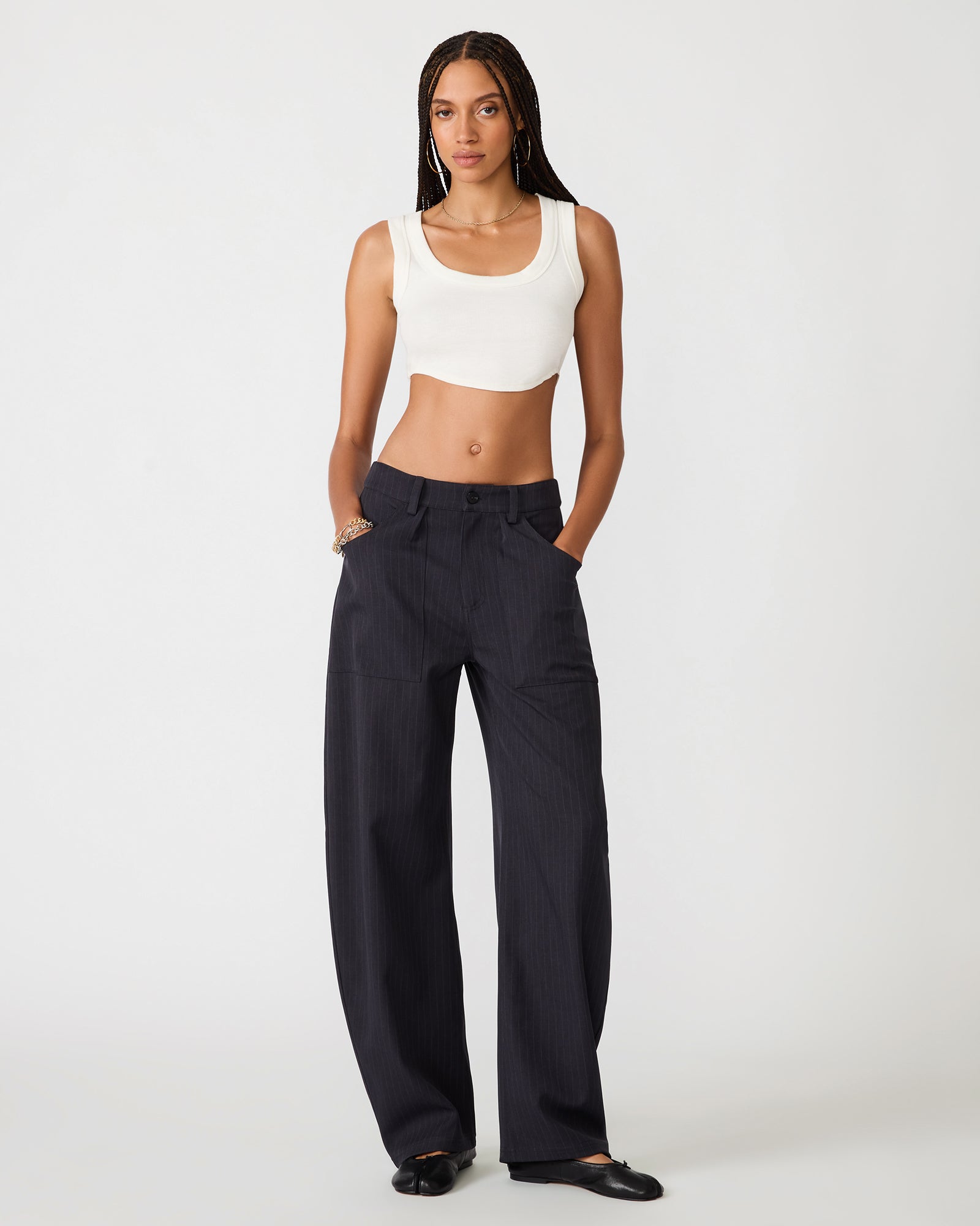 HANSEN PANT NAVY - Clothing - Steve Madden Canada - view 4