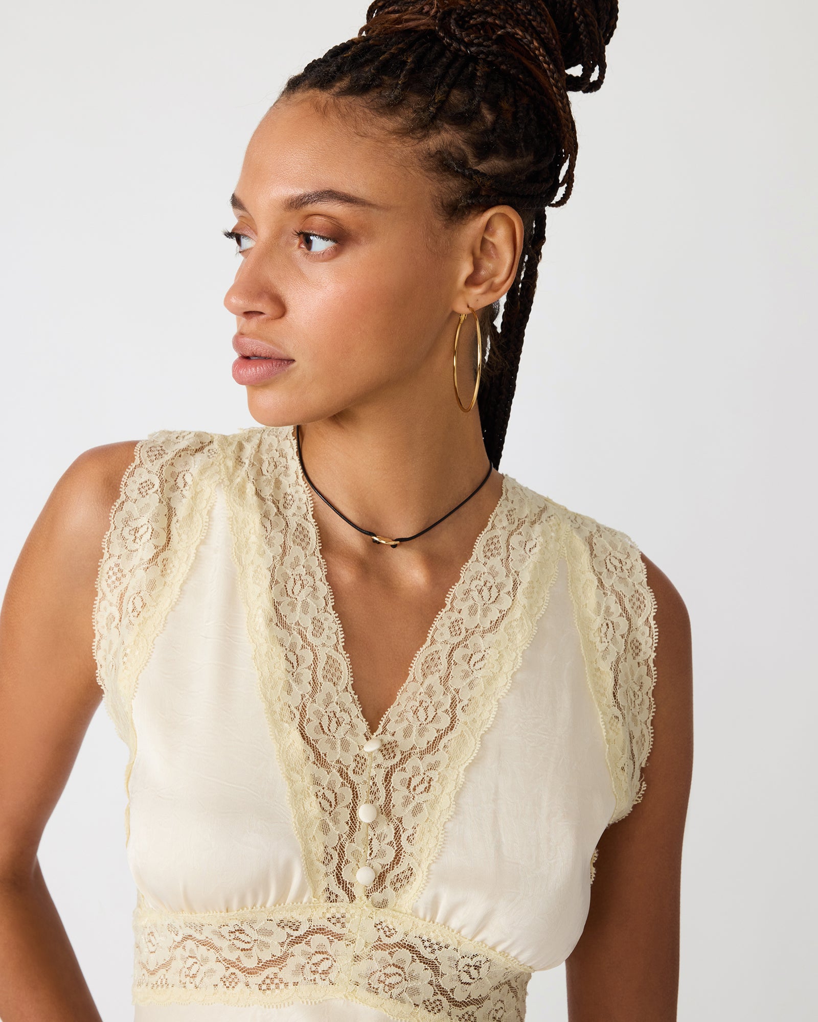 ELINOR TOP CREAM - Clothing - Steve Madden Canada - view 4