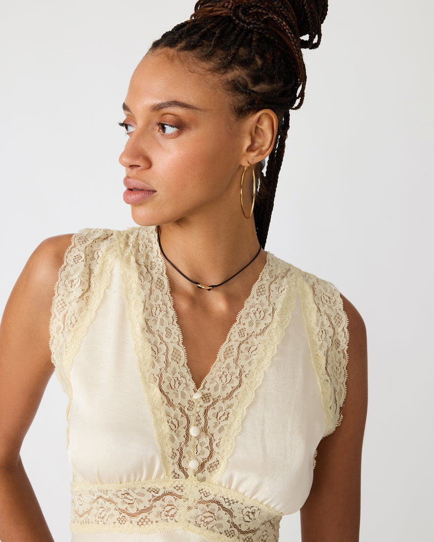 ELINOR TOP CREAM - Clothing - Steve Madden Canada - view 4